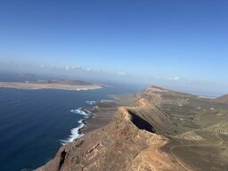 Risco de Famara mit dem Gleitschirm auf 750m